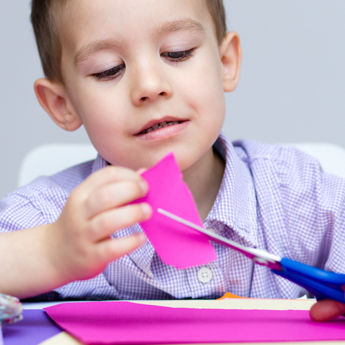 Ciseaux adaptés pour enfant gaucher