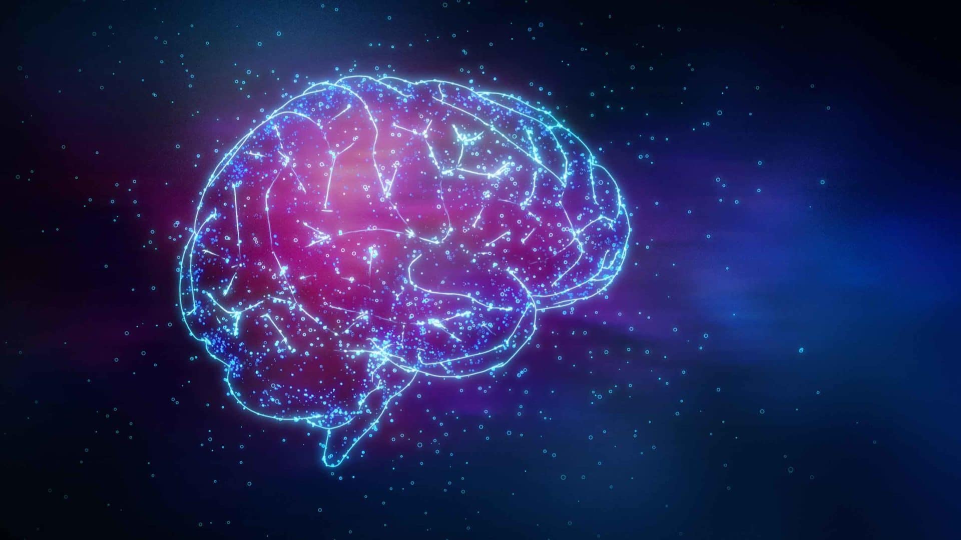 Illustration représentant le cerveau en activité