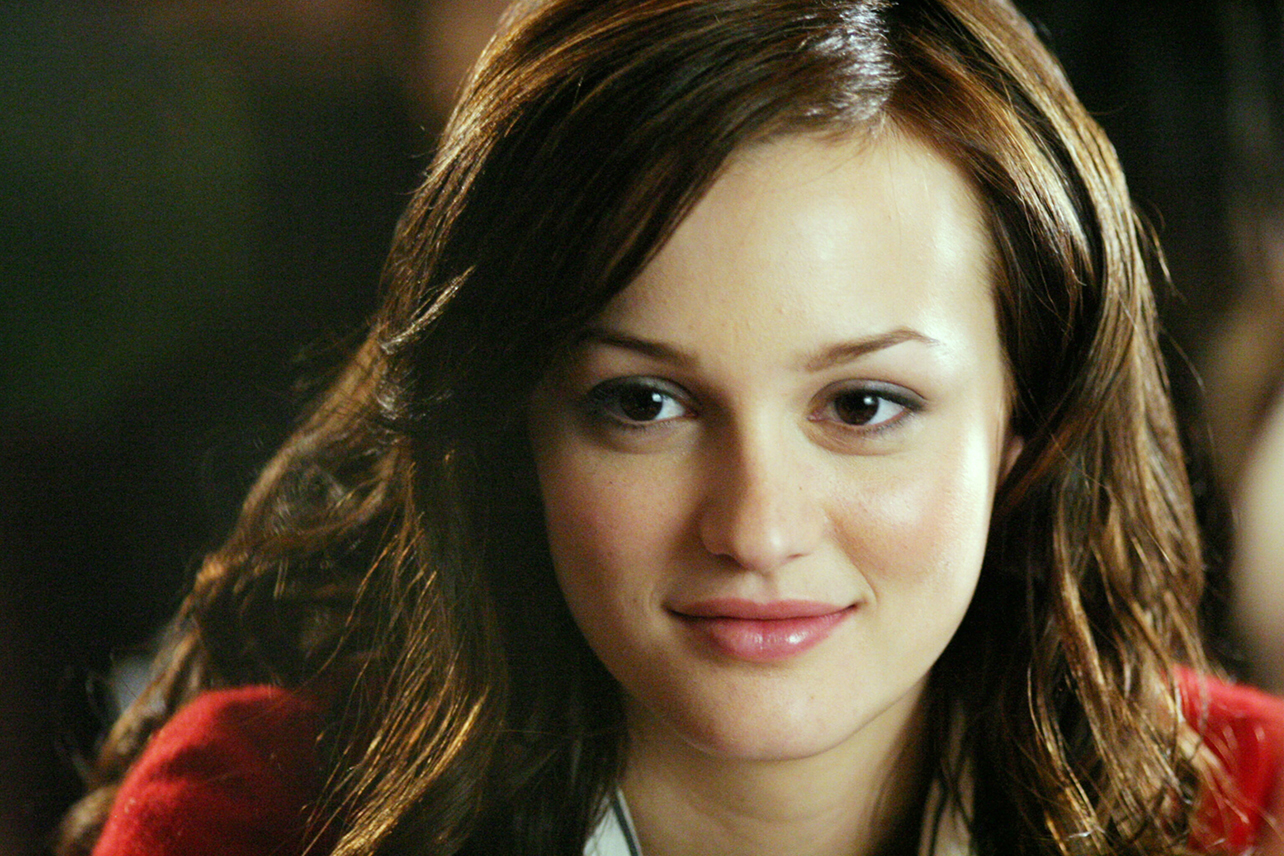 Leighton Meester dans le rôle de Blair Waldorf dans Gossip Girl, regard intense