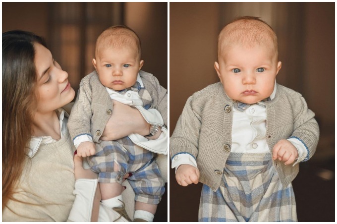 Bera tenant son fils Beruka, des moments de tendresse p&egrave;re-fils