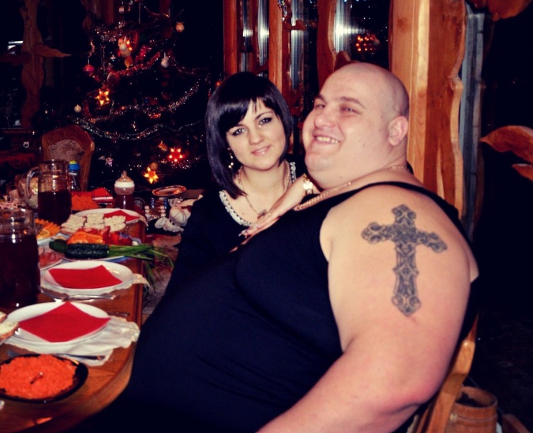 Arkadiy et sa femme s'entraînant ensemble après l'émission